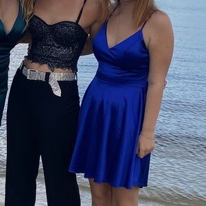 Blue Homecoming Dress